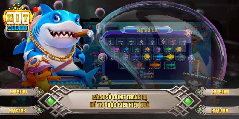 Cách sử dụng trang bị hỗ trợ đặc biệt hiệu quả