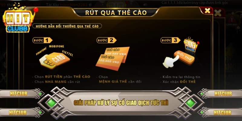 Giải pháp xử lý sự cố giao dịch tức thì