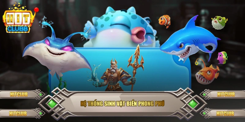 Hệ thống sinh vật biển phong phú